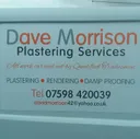 Dave Morrison Plastering logo